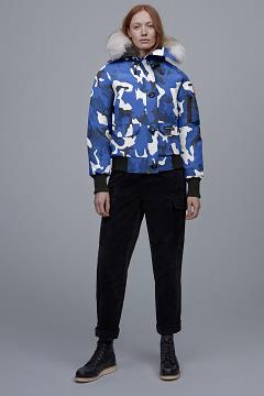 Chamarras Canada Goose Mujer Mexico - PBI Chilliwack Chaqueta De Bombardero Azules HY9527813